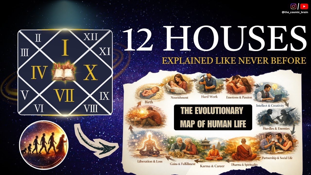 12 houses explained like never before | Evolutionary map of human life