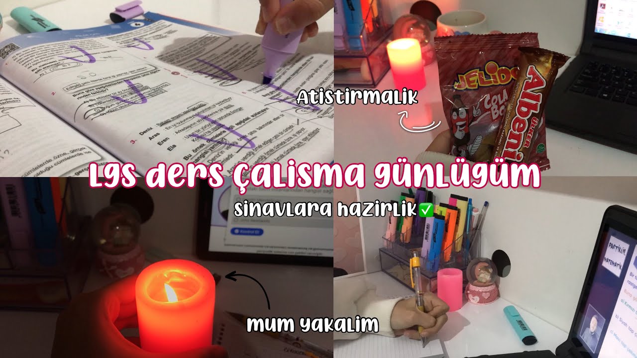 Lgs ders çalışma günlüğüm 📚 Sınavlara hazırlık - Lgs hazırlık