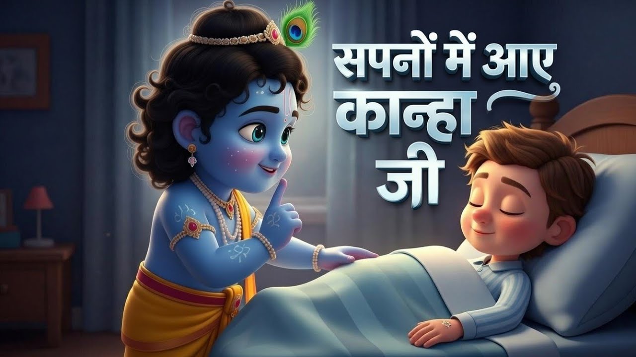 सपनों में आए कान्हा जी | Sapne Me Aaye Kanha ji | Kids Rhyme | Krishna Song | EarthRao 