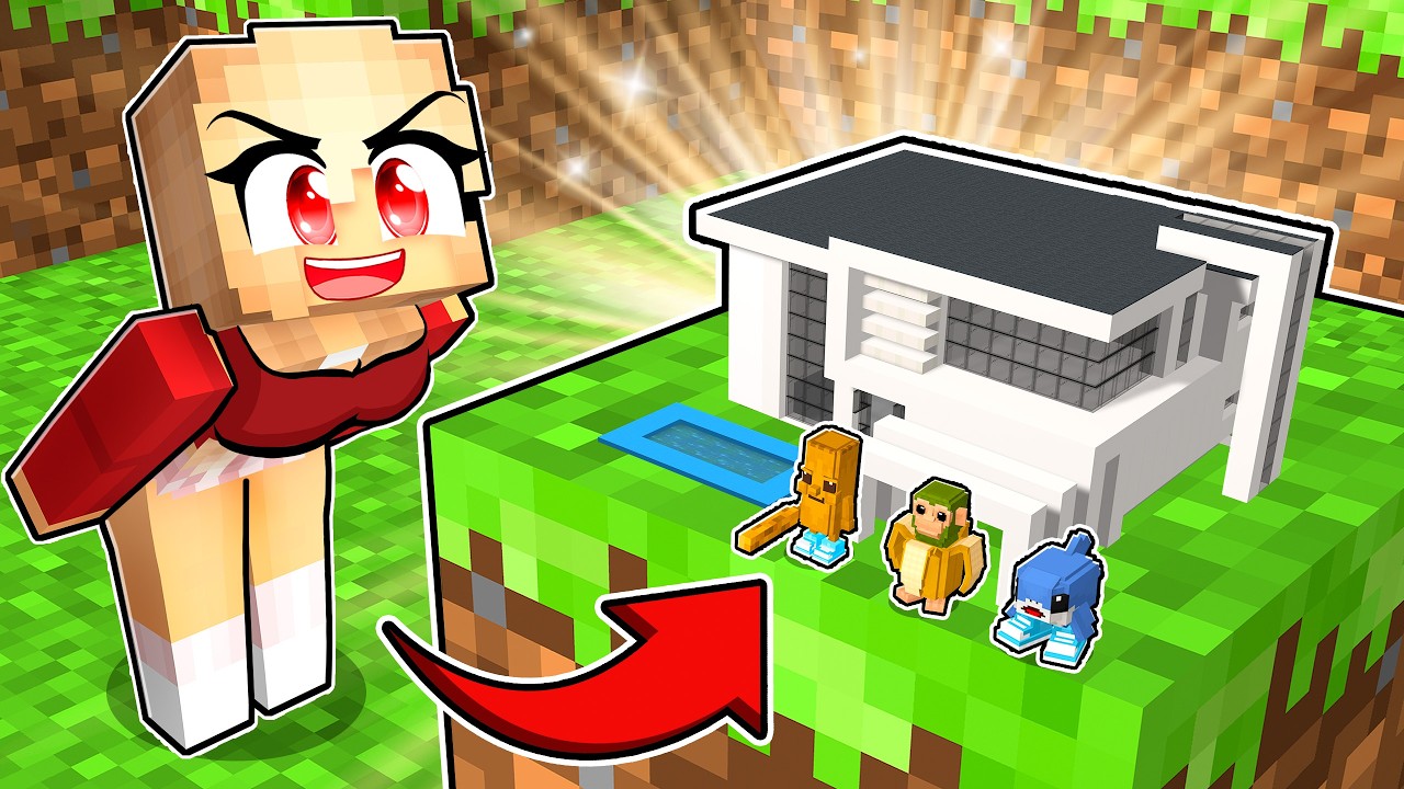 I Built The Best House For The Baby Brainrots in Minecraft