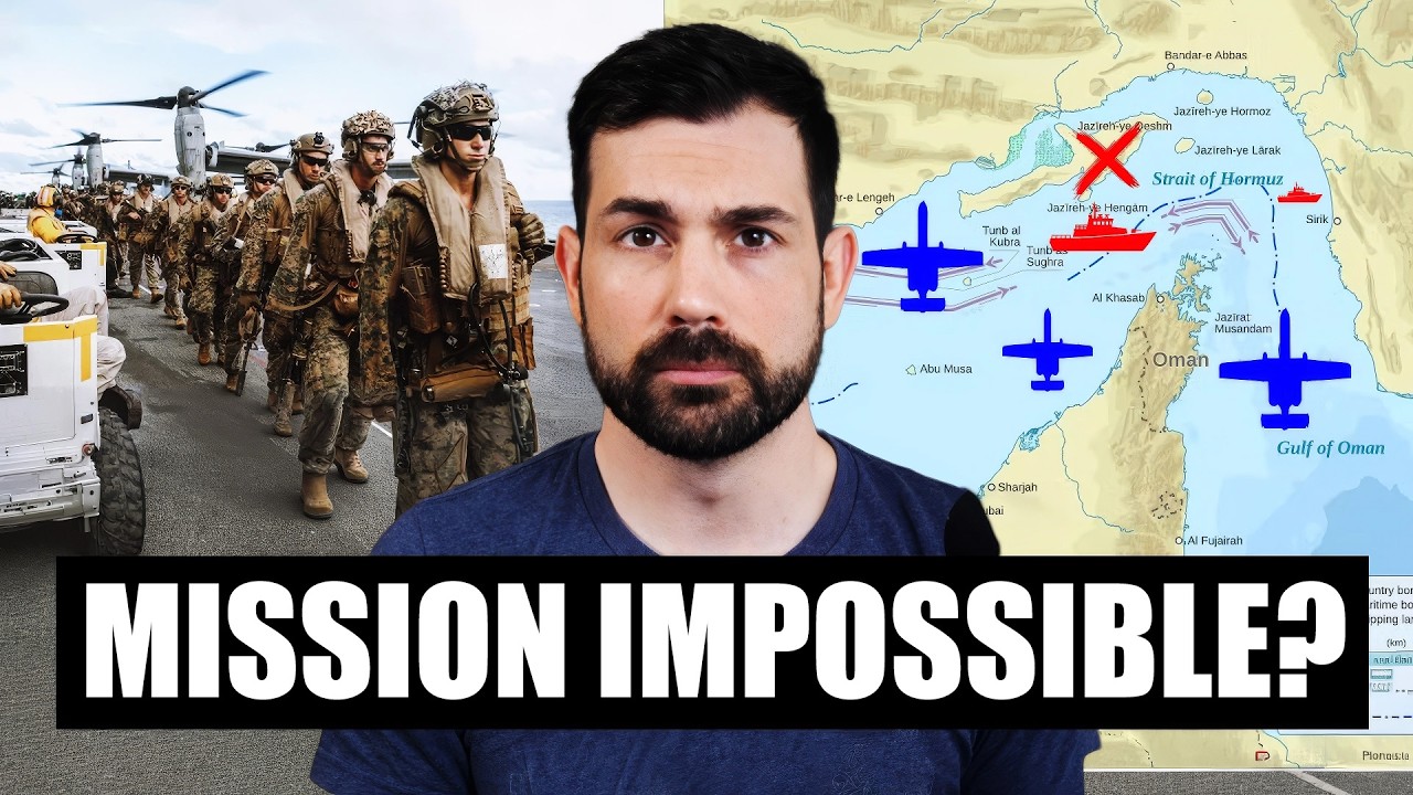 Американские войска пытаются открыть Ормузский пролив.