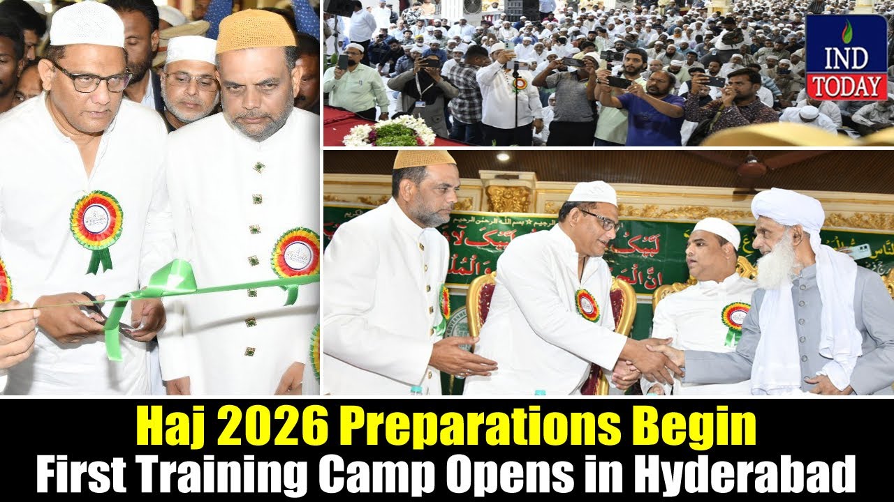 Hajj 2026: First Training Camp For Haj Pilgrims Launched in Hyderabad