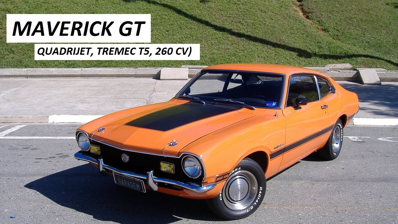 Garagem do Bellote TV: Maverick GT (quadrijet, c&acirc;mbio Tremec T5 e 260 cv)