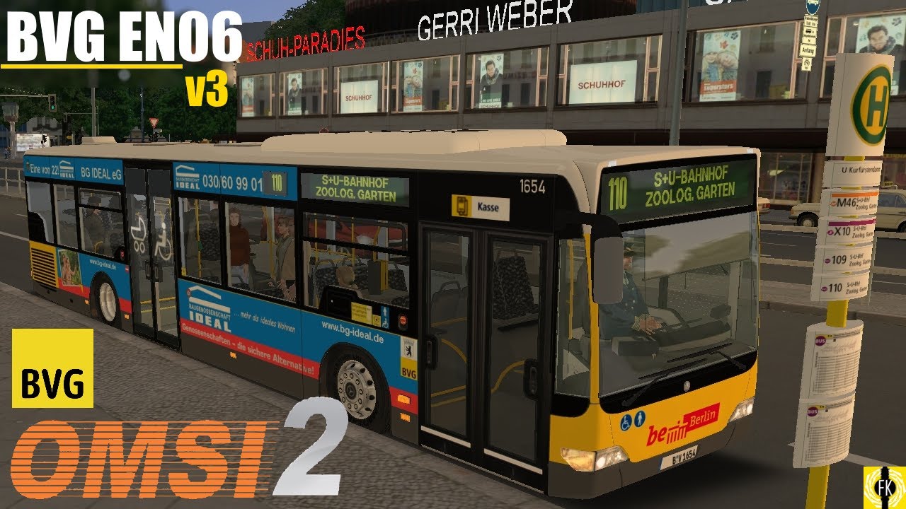 OMSI 2 [60 FPS] - BVG EN06 (Version 3) übern Kurfürstendamm - Let's Play Omsi 2 [#338]