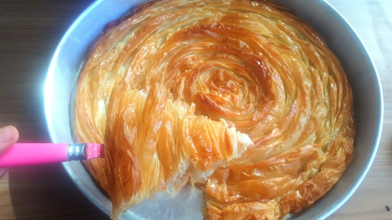 SİNİ BAĞLAMASI ✔ SARIĞI BURMA✔ incecik çıtır çıtır el açması tatlı tarifi  💯✔