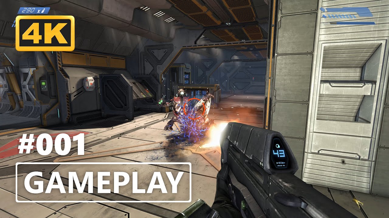 Halo: CE Anniversary Gameplay 4K (No Commentary) - The Pillar of Autumn