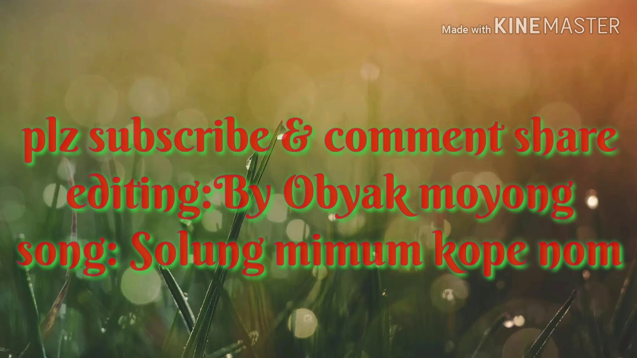Solung mimum kope nom katuai leko(karaoke with lyrics)