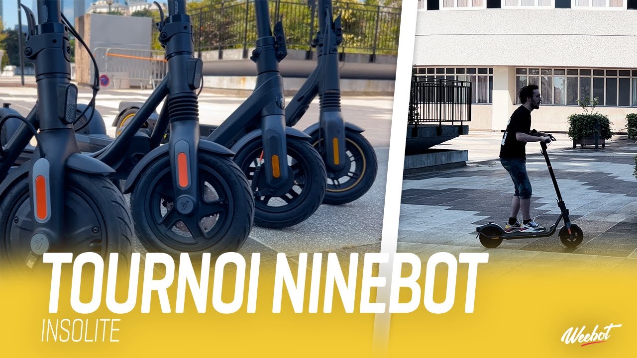 TOURNOI DE TROTTINETTES ÉLECTRIQUES NINEBOT !