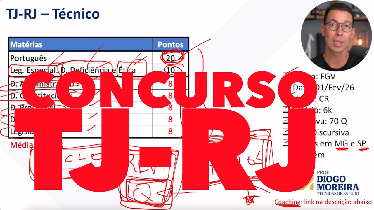 Concurso TJ-RJ: análise do edital e dicas de estudo