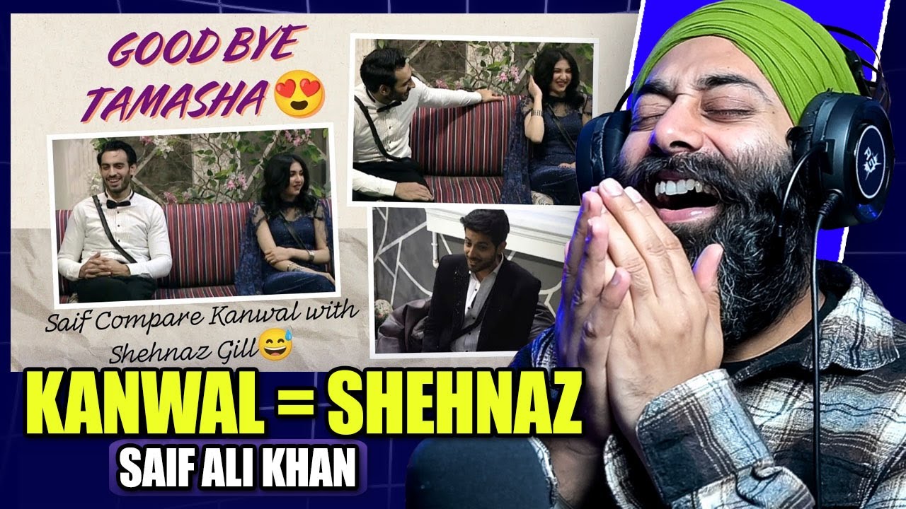 Indian Reaction on Last UNCUT Saif Yaseen Sara Muslim😍 Saif Compares Kanwal With Shehnaz Gill of BB