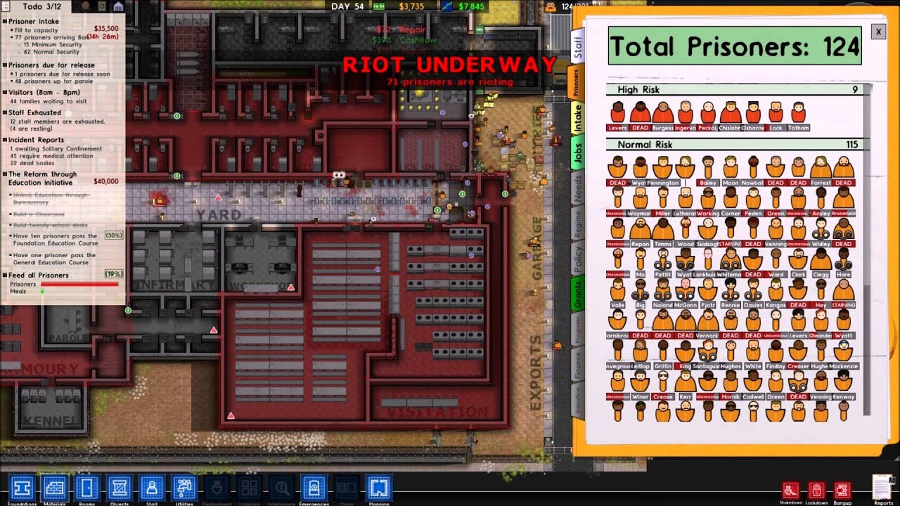 Prison Architect - Riot & National Guard!