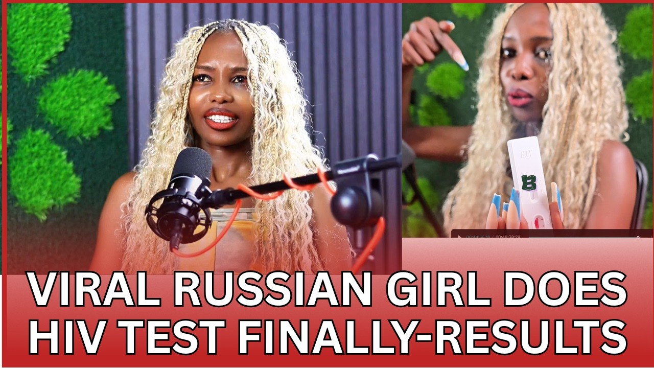Viral Russian girl does HIV test live after being trolled on social media