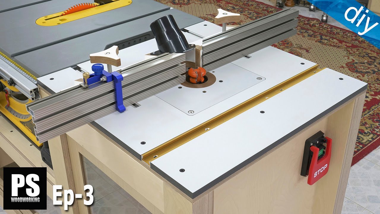 Fresadora de Mesa Casera / Banco de Carpintero con Sierra de Mesa Ep 3