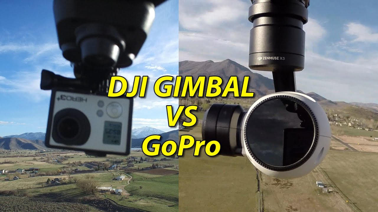 DJI Inspire 1 Gimbal VS Gopro