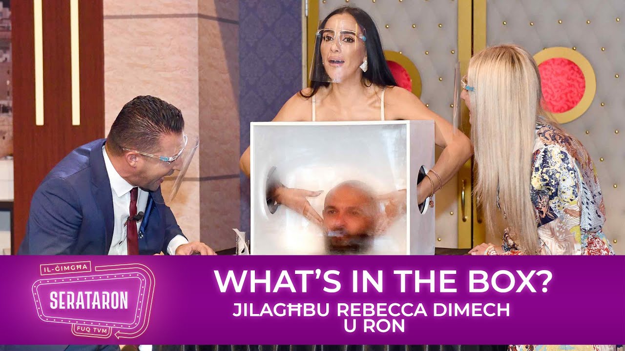 Rebecca Dimech u Ron jilagħbu What's in the Box? 📦🧐