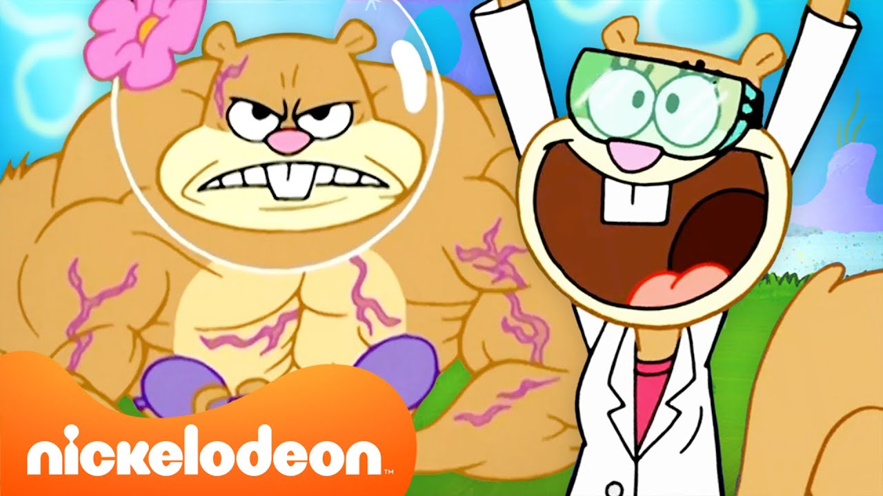 スポンジ・ボブ | サンディ・チークス全開の2025秒！🐿️ | @SpongeBobOfficial | ニコロデオンジャパン