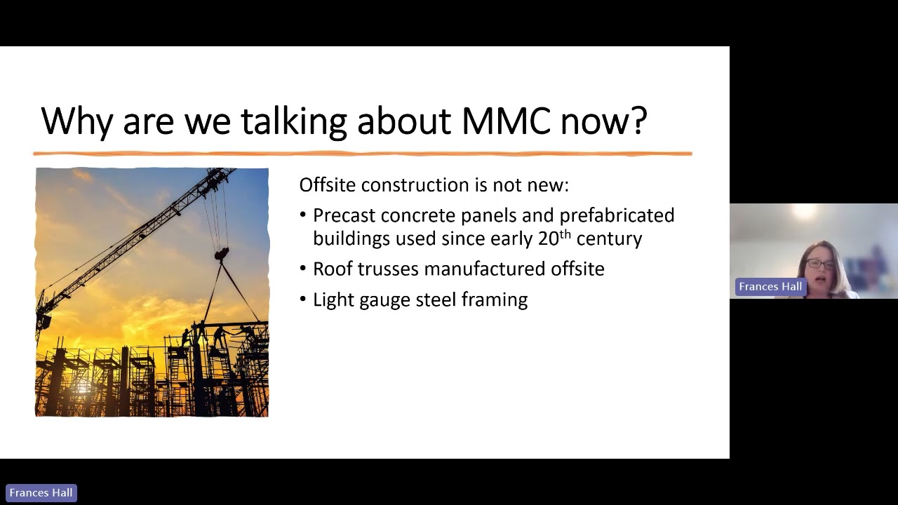 ARBV Webinar: Modern methods of construction