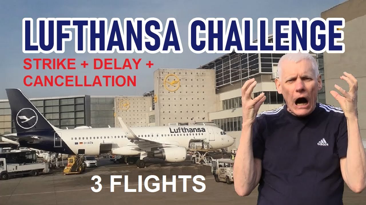 ✈ ON STRIKE ! Hamburg-Munich-Frankfurt-Edinburgh | Lufthansa were amazing despite their challenges.