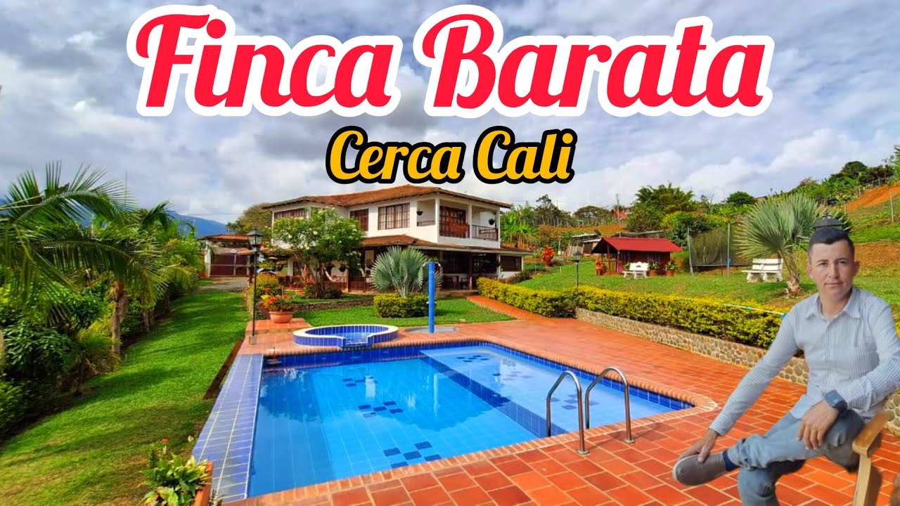 REF.108 #PEDROPARRA Finca Plana De 3.200 Mts #Barata Como Nueva Cerca Cali Colombia