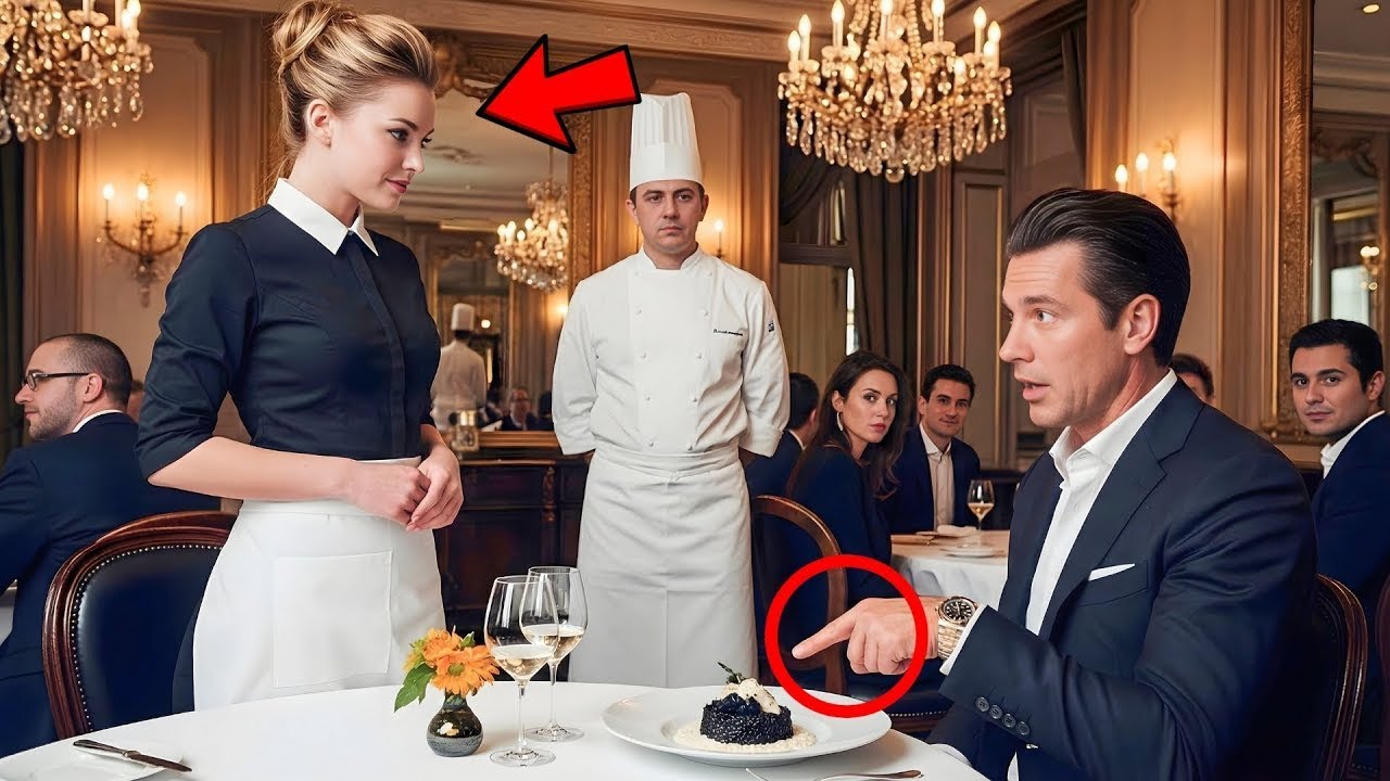 Miliarder Pyta  'Kto Przyrządził To Danie ' — Kelnerka Zaskakuje Wszystkich!
