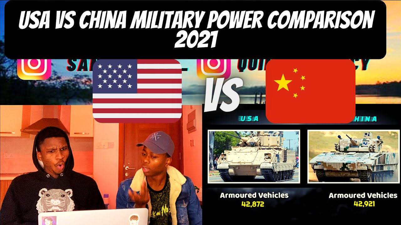 Сравнение военной мощи США и Китая в 2021 году [РЕАКЦИЯ] | БЕЗУМНАЯ СТАТИСТИКА!!