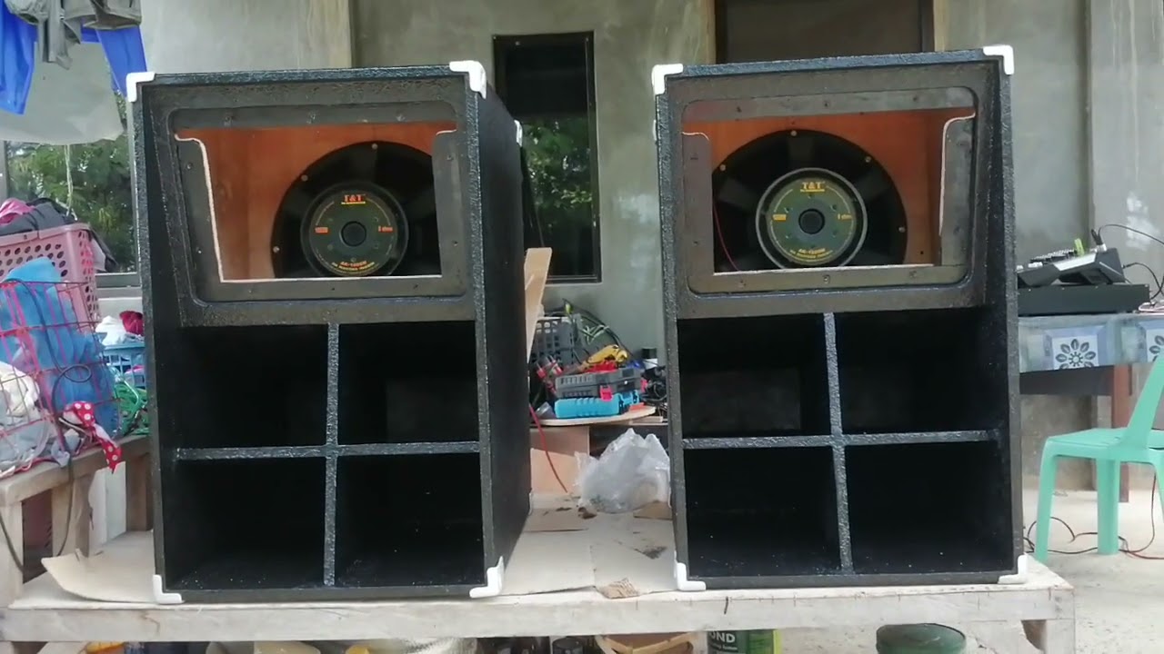 Audiomaster Ac650 power amplifier soundtest/soundcheck Speaker TNT D18 1kwatts