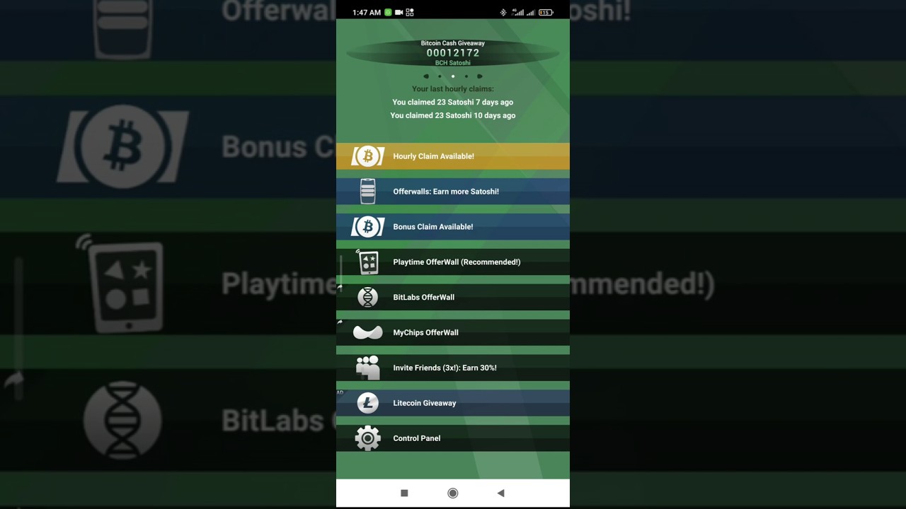 Get 25% more with this free Bitcoin Cash program with referral code 2599139