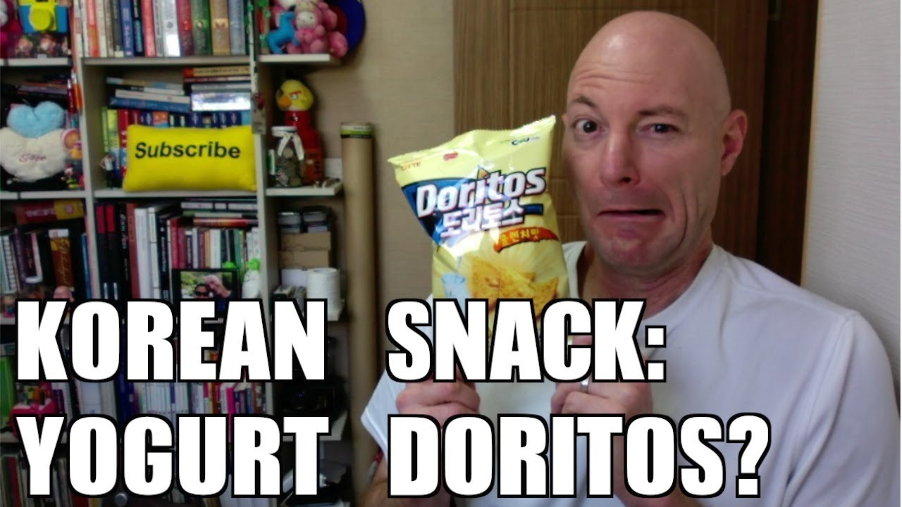 Korean Snacks: Yogurt Doritos