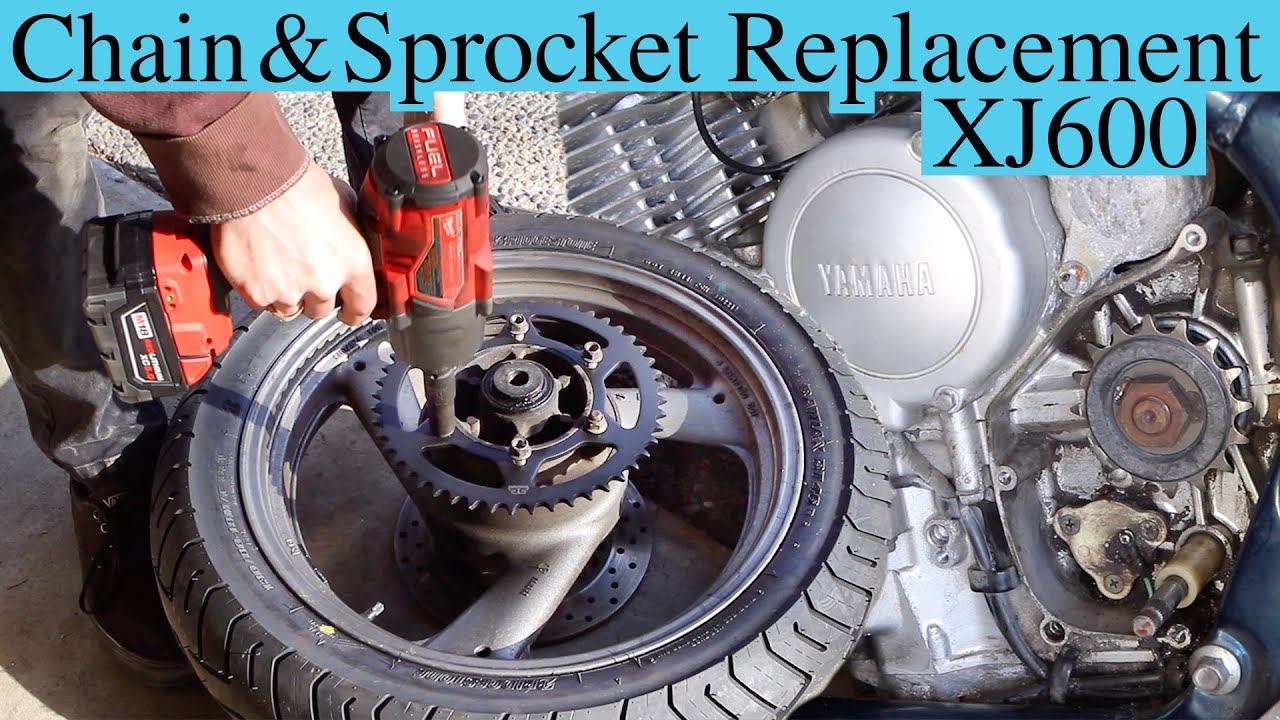 Yamaha XJ600 Chain and Sprocket Replacement! + Specs