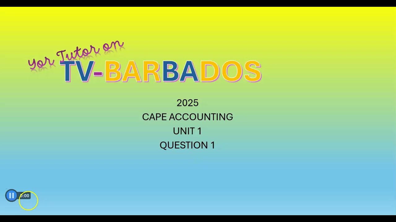 2025 cape accounting U1 P2 Q1