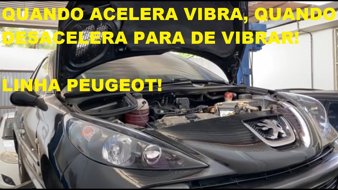 QUANDO ACELERA VIBRA, QUANDO DESACELERA PARA DE VIBRAR LINHA PEUGEOT/TUDO SOBRE TULIPA E TRIZETA!