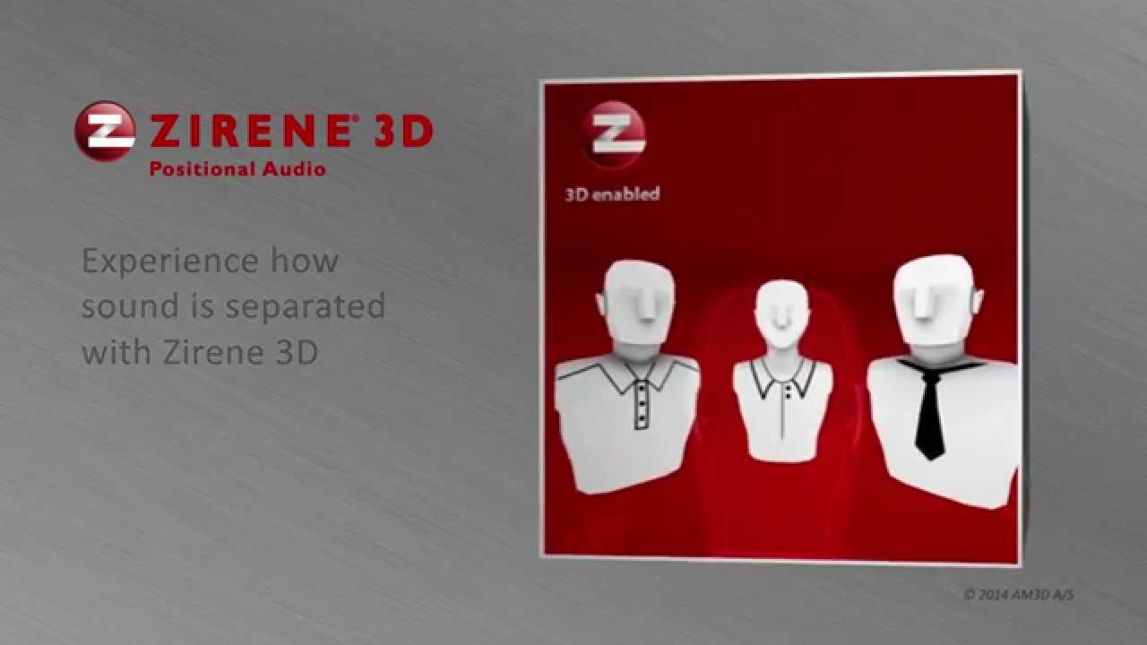 Demo of ZIRENE&reg; 3D by AM3D