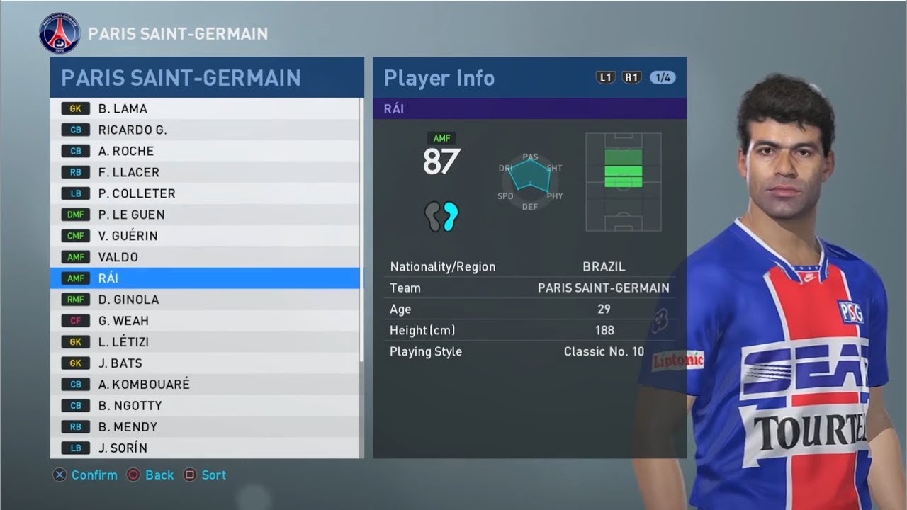 PES 2019 UEFA Classic League V4 (90's 00's) - PS4 ***WITH LINK***