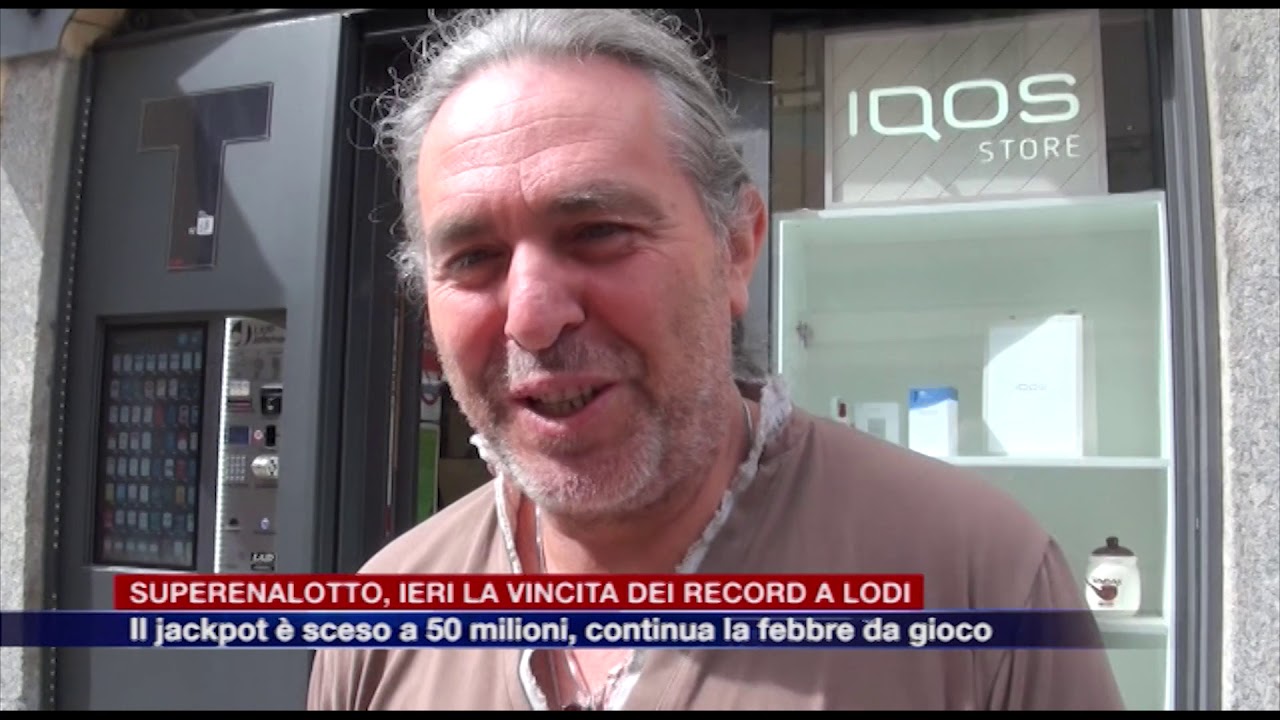 Etg - Superenalotto, ieri la vincita dei record a Lodi. Il jackpot è sceso a 50 milioni
