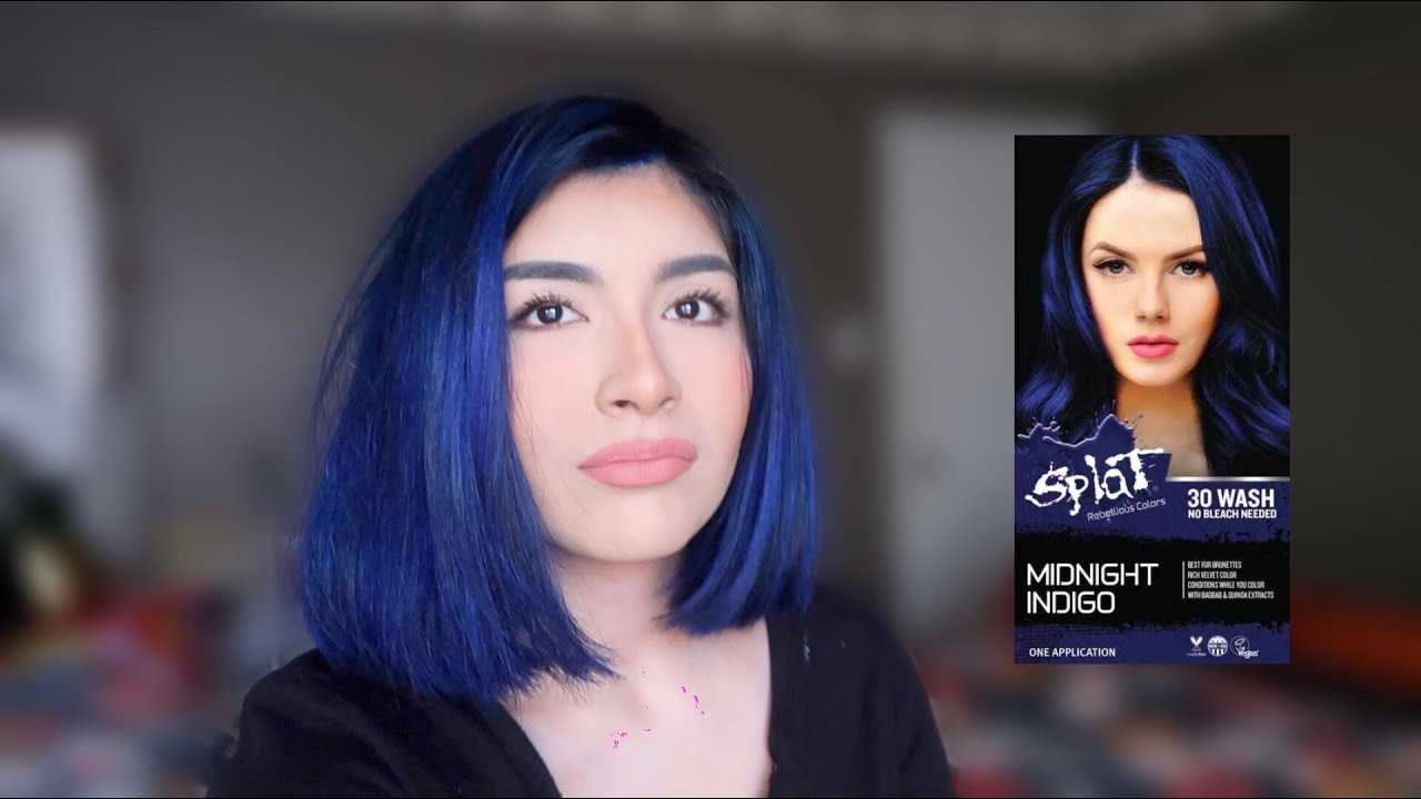 DYING MY HAIR BLUE WITH SPLAT MIDNIGHT INDIGO