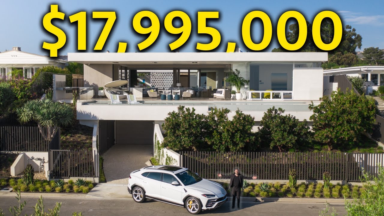 INSIDE a $17,995,000 CALIFORNIA MODERN MANSION with Ocean Views