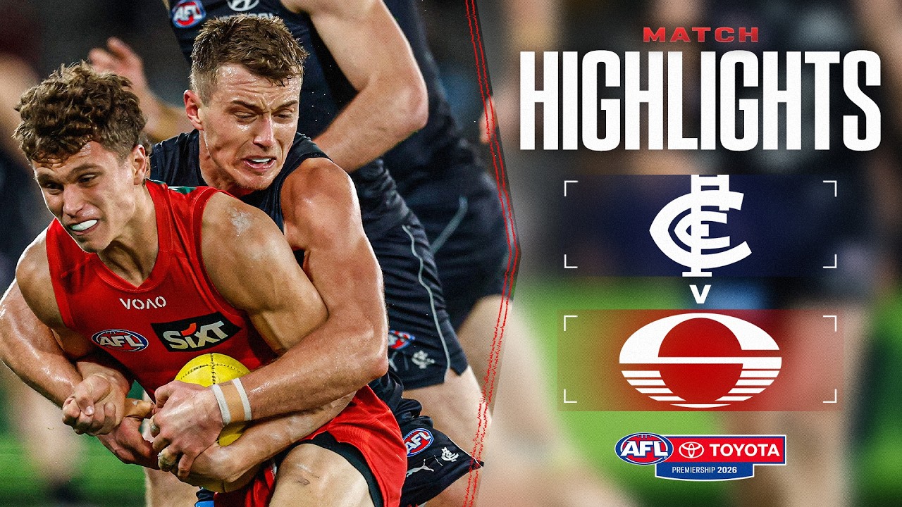 Carlton v Gold Coast Suns Highlights | Round 20, 2026 | AFL