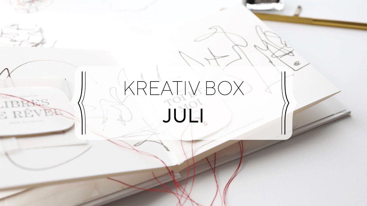 Kreativboxen im Juli - Schaut mal mit uns rein! 😄