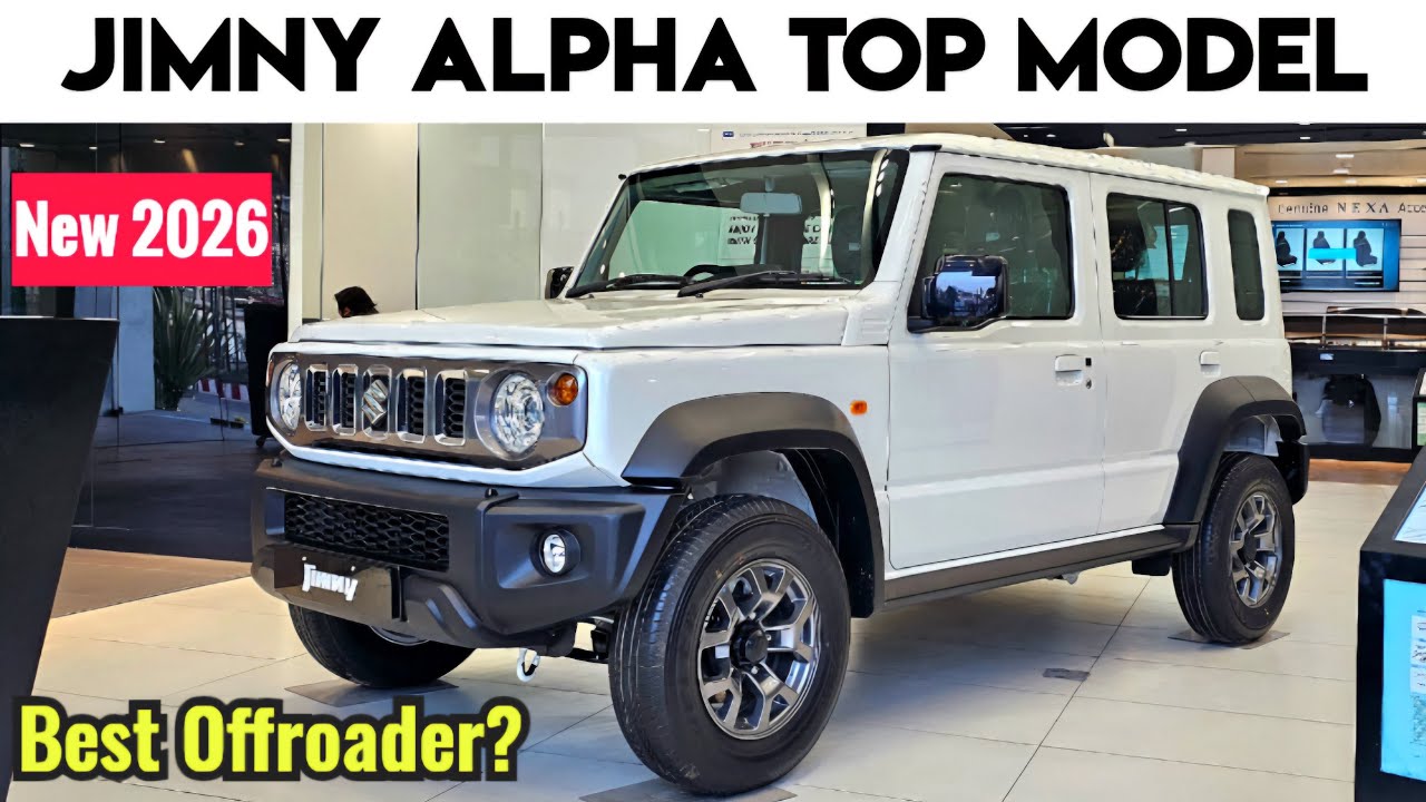 Maruti Suzuki JIMNY Alpha AT 2026 REVIEW ❤️Features ✅️ On-Road Price🔥Offroading का King ❓️#jimny2026