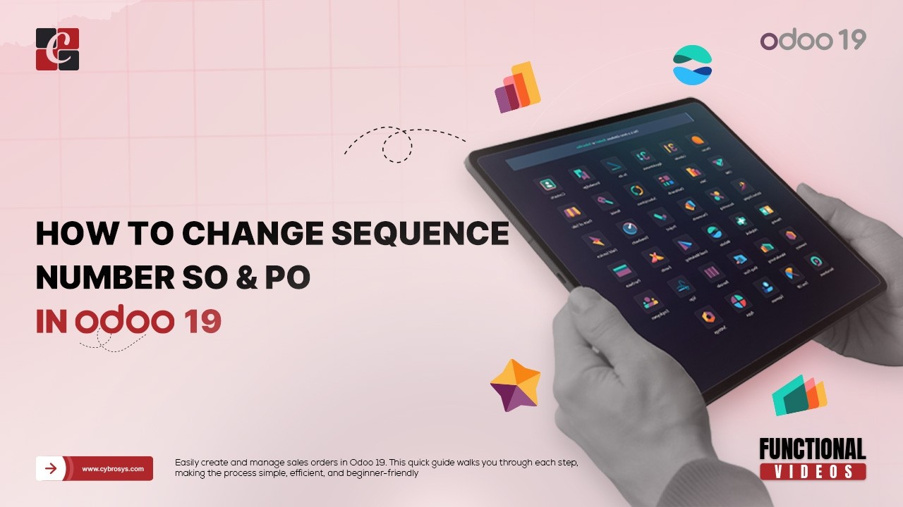 How to Change Sequence Number SO & PO in odoo 19 | Odoo 19 Features | Odoo 19 Functional Tutorials