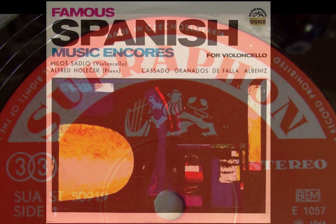 Granados, De Falla, Albéniz, Cassadó - Miloš Sádlo (Violoncello) & Alfred Holeček (Piano)- Vinyl/LP