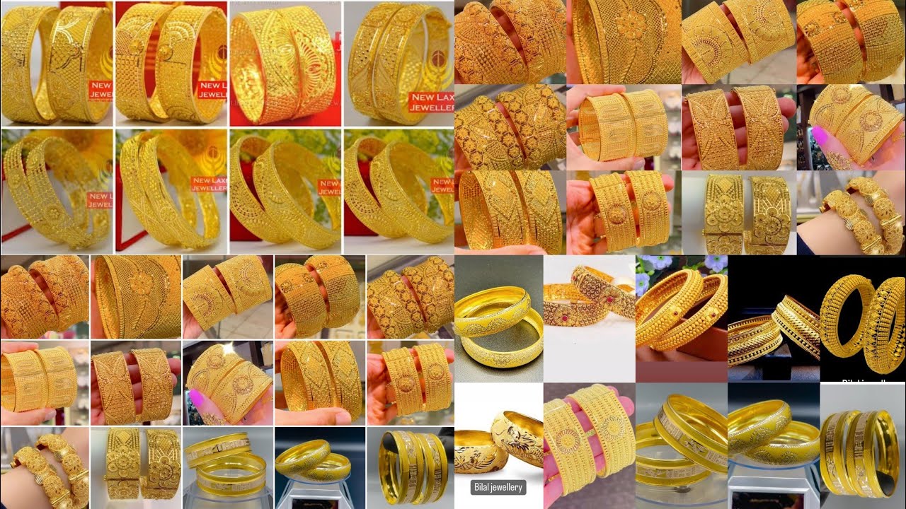 400+Amazing 😍Gold bangles designs for women#trending#viral  #jewellery #gold