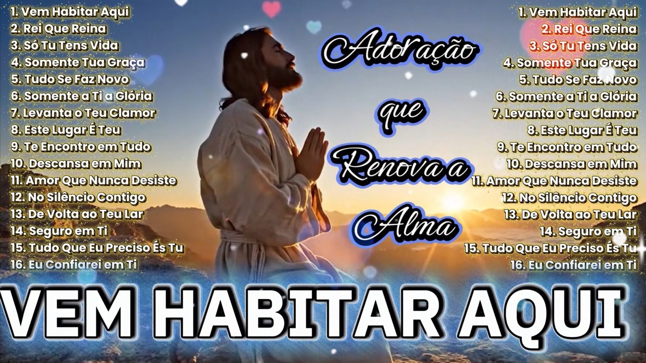 Adoração Noturna 🙏 Playlist Gospel para Paz, Oração e Descanso