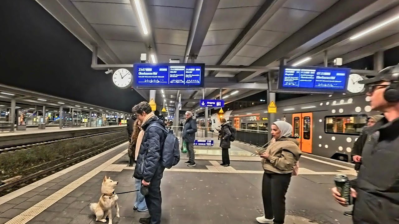 Dortmund Hbf bei Nacht | Januar 2026 | 4K