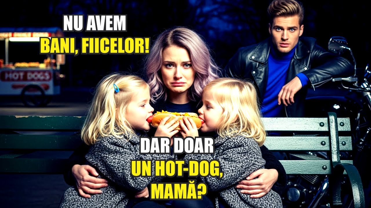 O MAMĂ SĂRACĂ ÎMPARTE UN HOTDOG CU GEMENELE SALE IAR UN MILIARDAR APARE ȘI SCHIMBĂ TOTUL