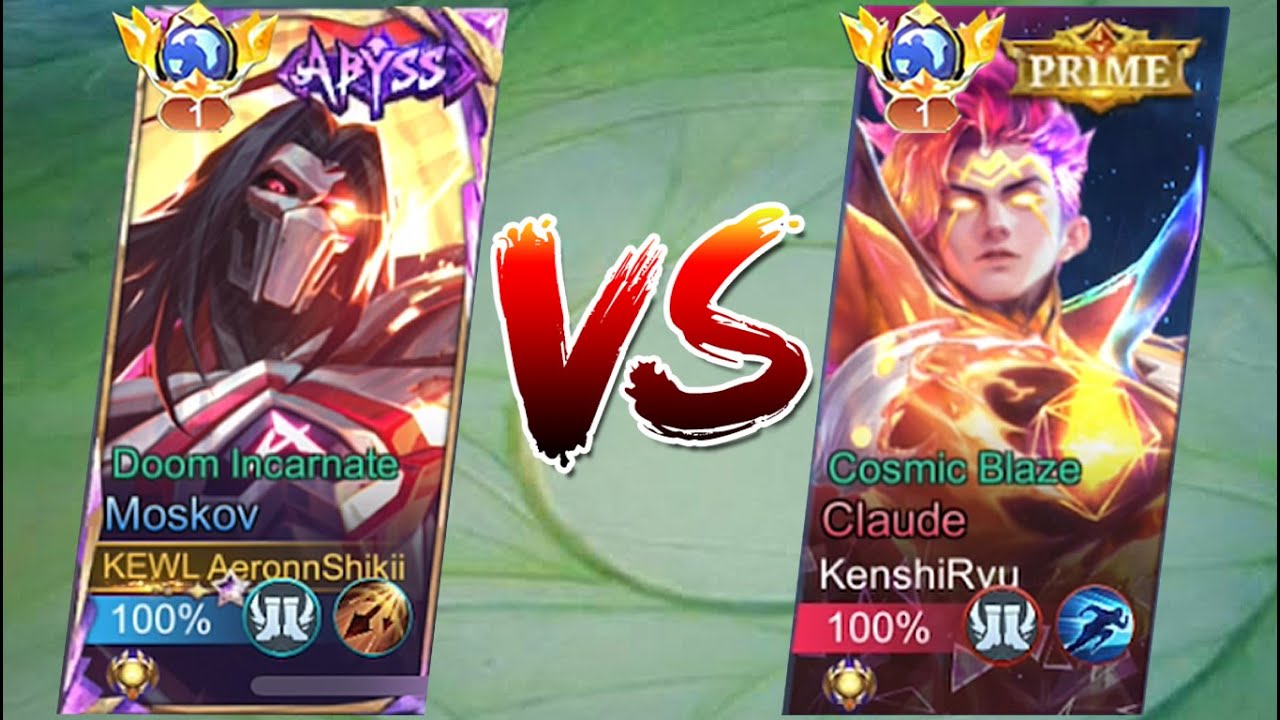 GLOBAL MOSKOV ABYSS SKIN VS CLAUDE NEW PRIME SKIN IN HIGH RANKED! WHO IS THE BEST SKIN?!