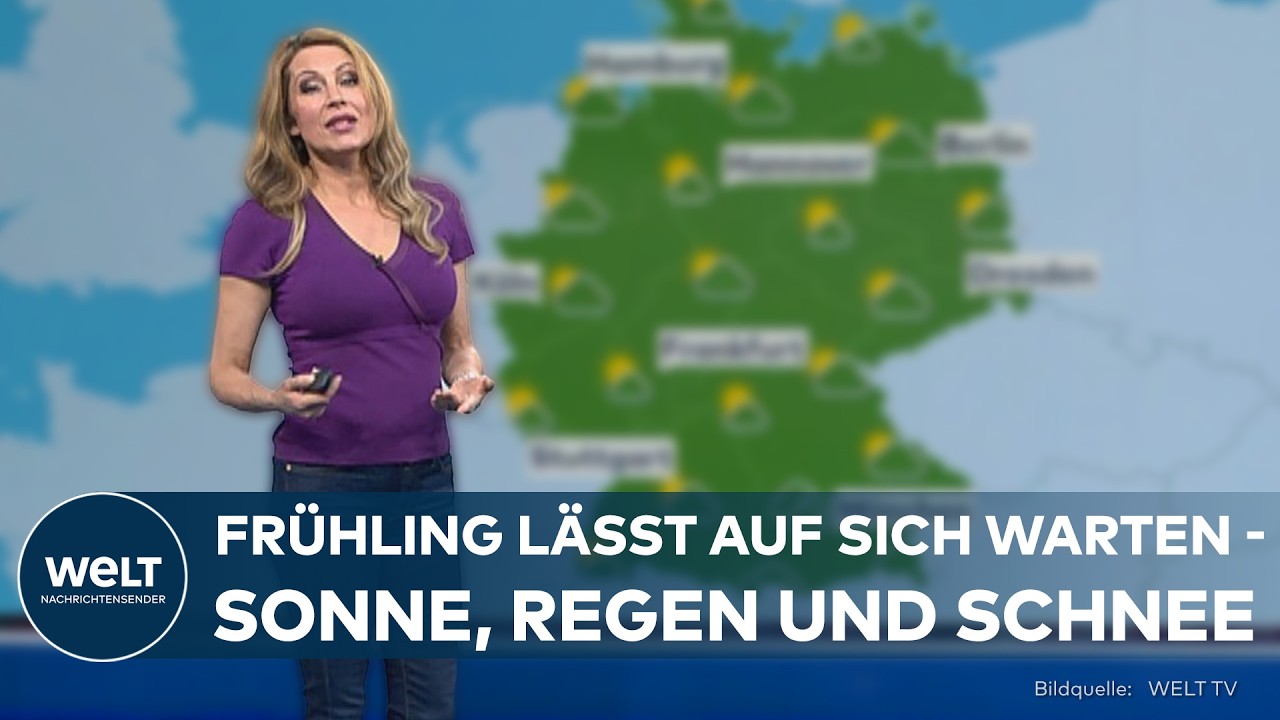 DEUTSCHLAND: Sonne, Regen, Schnee &ndash; Wetter bleibt unberechenbar! Fr&uuml;hling l&auml;sst auf sich warten