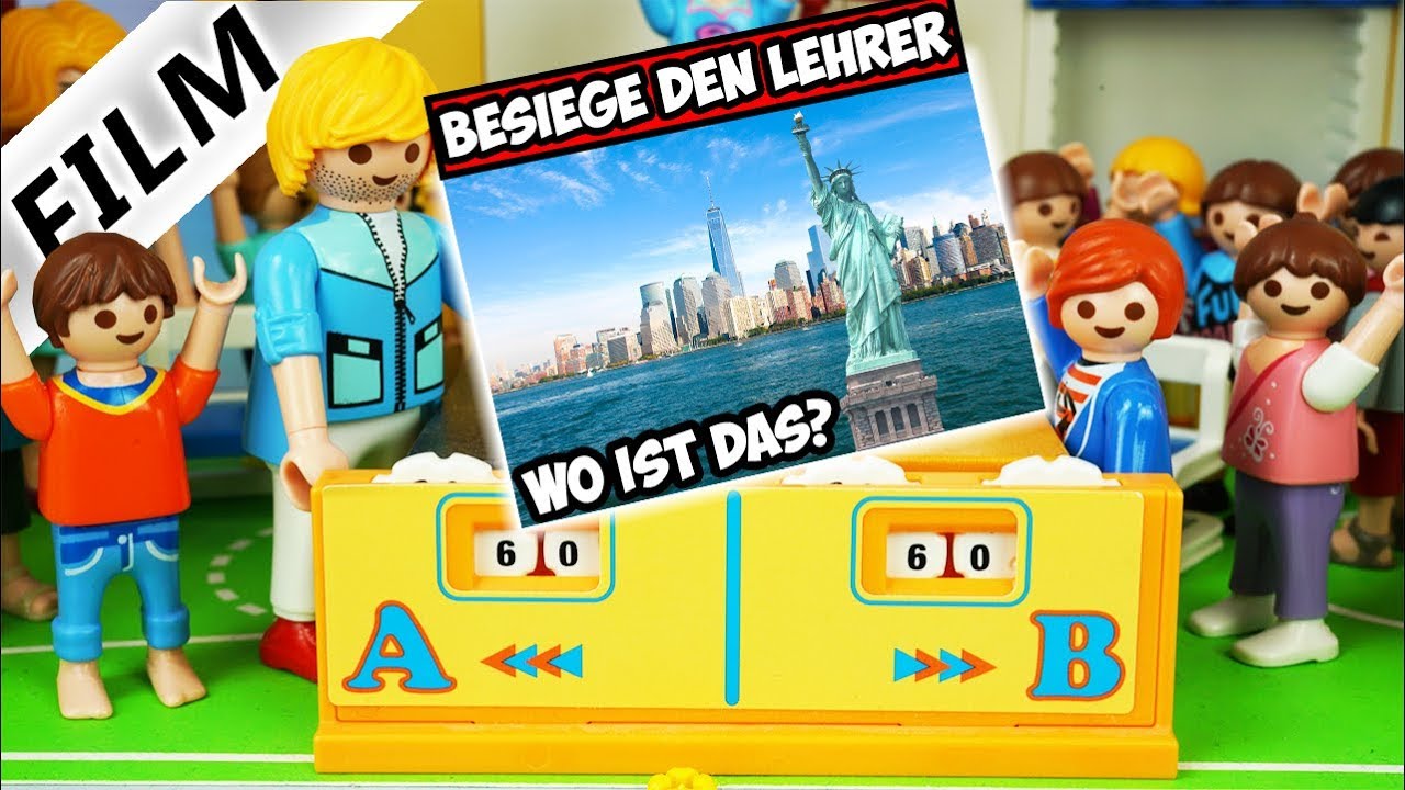 Playmobil Film Deutsch BESIEGE DEN LEHRER: WO IST DAS? JULIAN VS. SCHULDIREKTOR! Familie Vogel