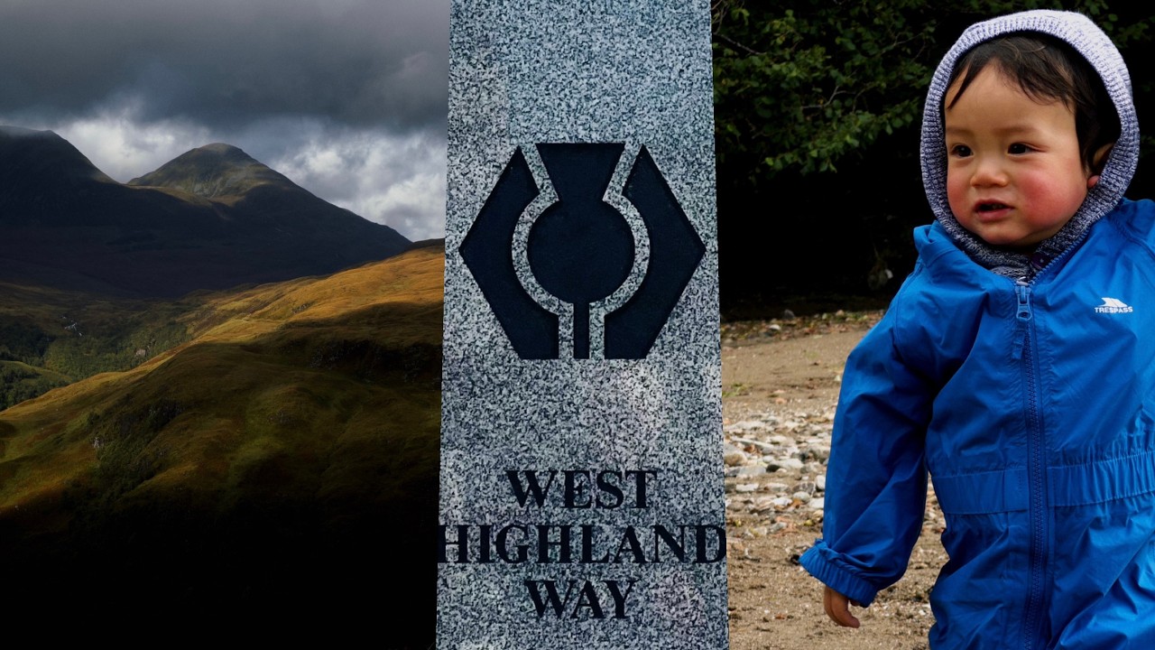 The West Highland Way in Scotland - Hiking 96 miles with a baby.