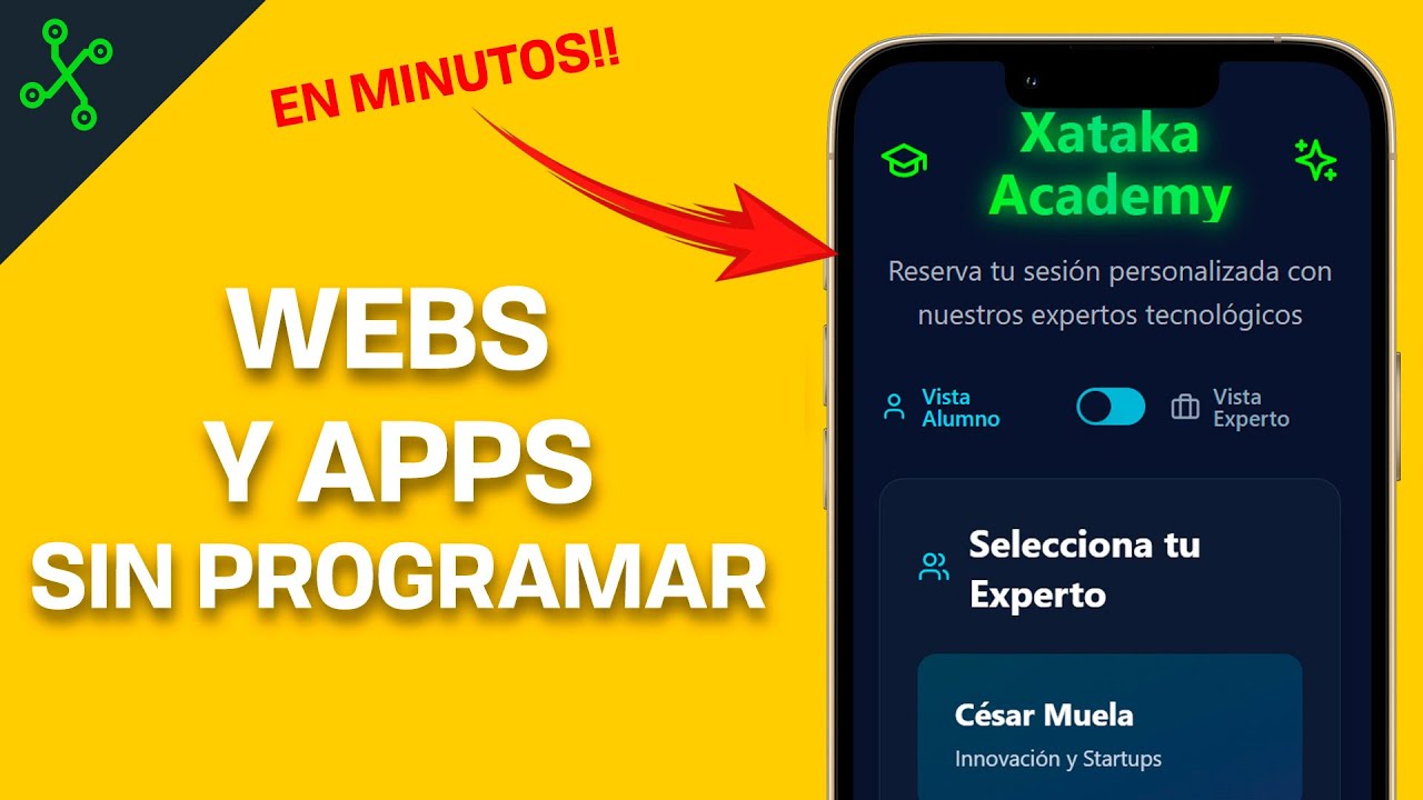 CÓMO CREAR UNA WEB Y APP SIN SABER CÓDIGO, GRACIAS A LA IA